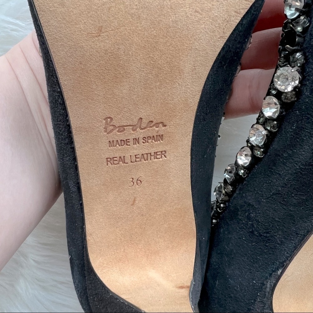 Boden Jeweled Embellished Pumps in Black - Picture 7 of 8